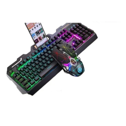 Teclado Gamer, Mouse, Retroiluminación, Sensación Mecanica.